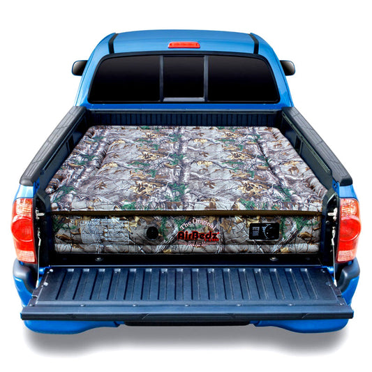 PPI-403 Mid Size 6.0′-6.5" Standard Bed Realtree Camo Truck Bed Mattress with Built-in Rechargeable Battery Air Pump