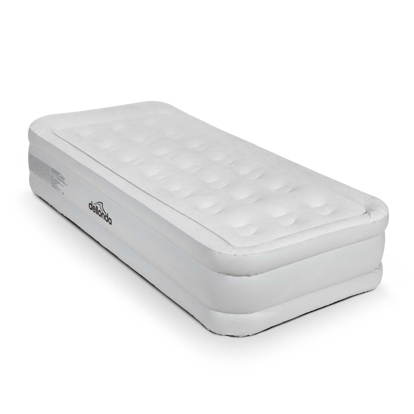 Single High-Raised Air Bed with Removable Electric Pump & Carry Bag - DL144