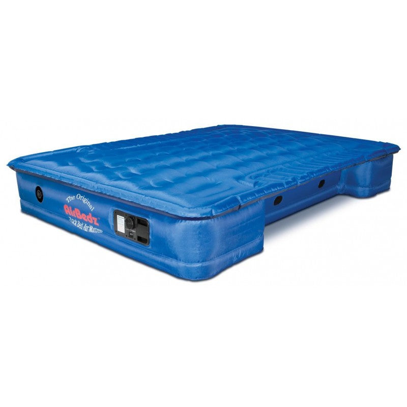 PPI-105 Mid Size 5′-5'.5" Short Bed Blue Truck Bed Mattress with Built-in Rechargeable Battery Air Pump with Tailgate Extension