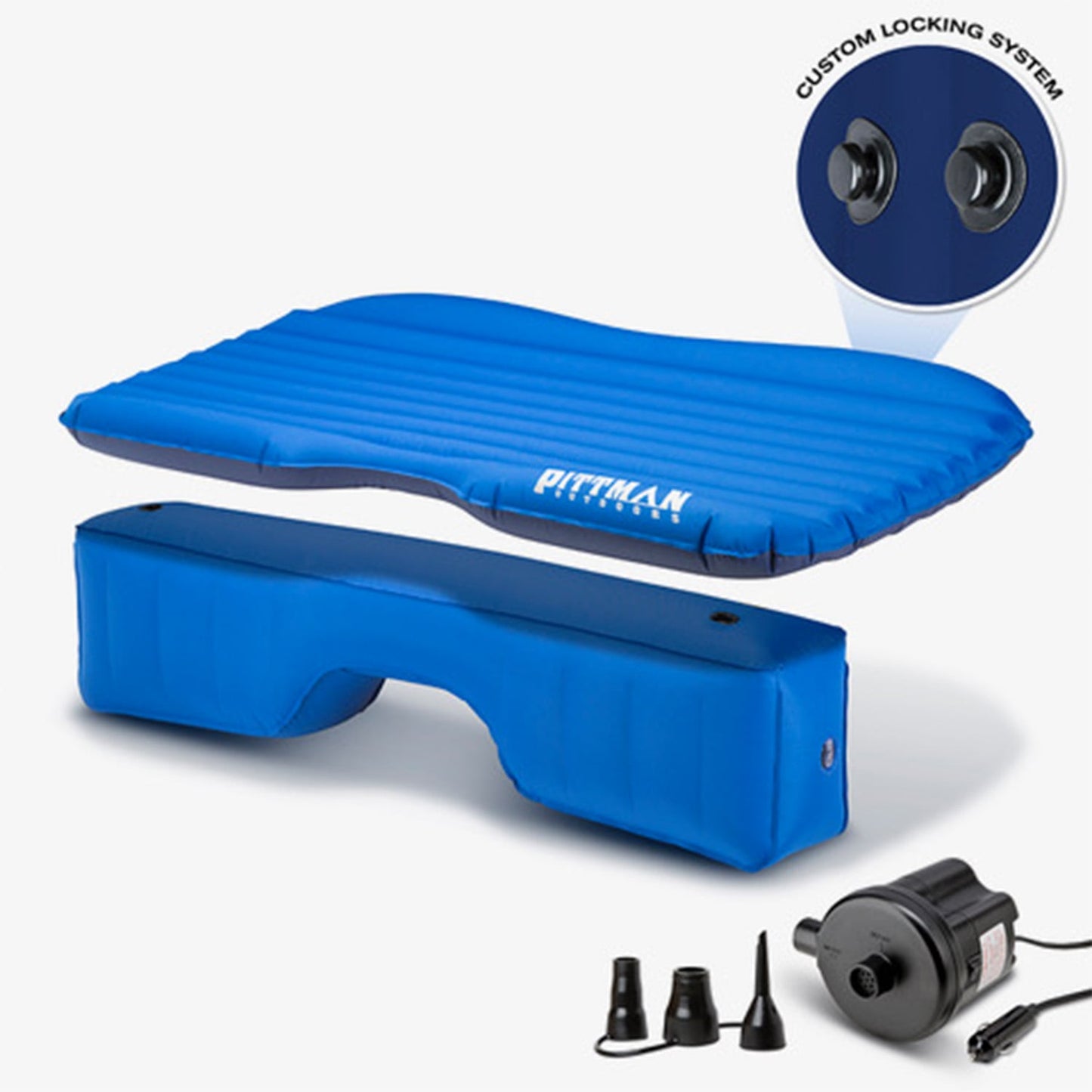 AirBedz Inflatable Rear Seat Air Mattress Fits SUV’s & Full Size Trucks Blue