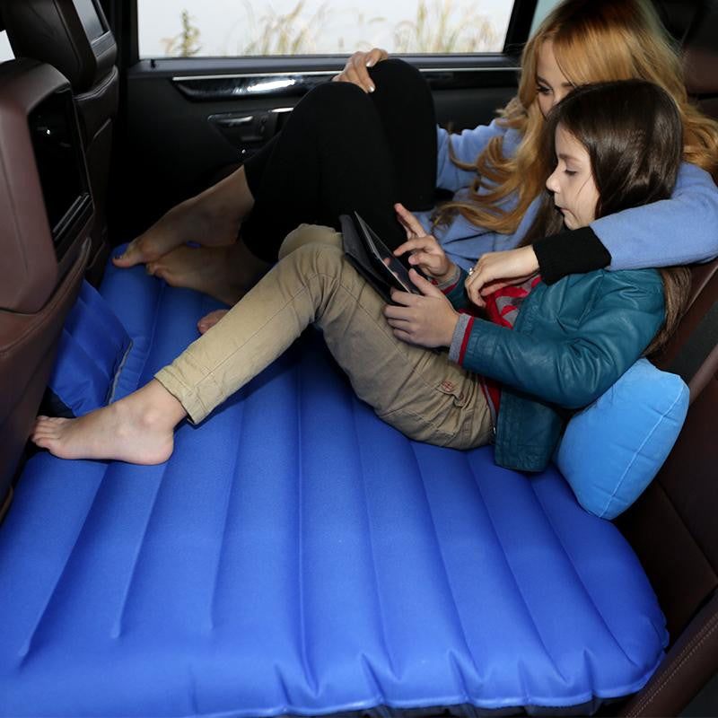 AirBedz Inflatable Rear Seat Air Mattress Fits SUV’s & Full Size Trucks Blue