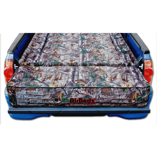 PPI-405 Mid Size 5′-5.5′ Short Bed Realtree Camo Truck Bed Mattress with Built-in Rechargeable Battery Air Pump with Tailgate extension